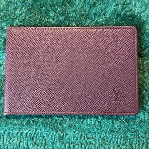 Louis Vuitton Leather bi-file card/photo holder pocket organizer